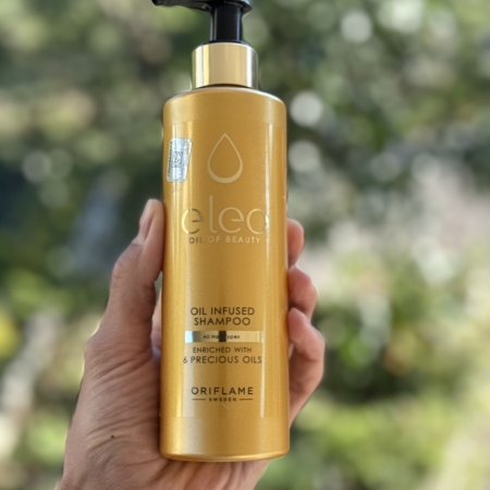 شامپو روغنی Eleo اوریفلیم – تغذیه عمیق مو با ۶ روغن ارزشمند