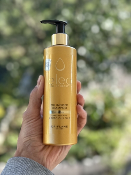شامپو روغنی Eleo اوریفلیم – تغذیه عمیق مو با ۶ روغن ارزشمند
