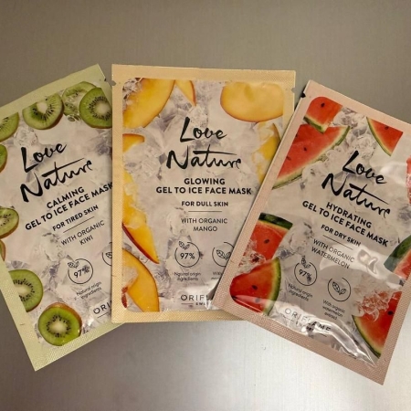 ماسک ژلی خنک‌کننده لاو نیچر اوریفلیم